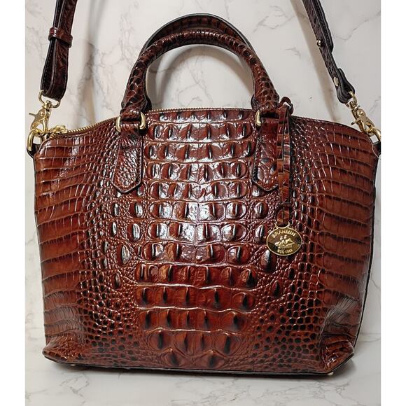 Brahmin Handbags - BRAHMIN Large Duxbury Pecan Melbourne Satchel - NWOT